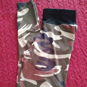 High waist Camo Camouflage Leggings Army Print